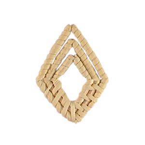Rattan pendants rhombus Natural Beige