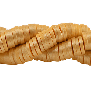 Katsuki beads 4mm Gold-Pearl Shine Coating