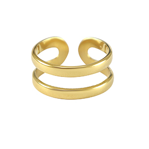 Stainless steel rings Gold