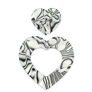 Statement charms heart Anthracite Grey