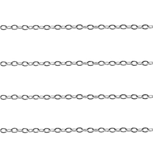 Stainless steel findings belcher chain anchor cable Silver