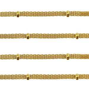 Stainless steel findings belcher chain Gold