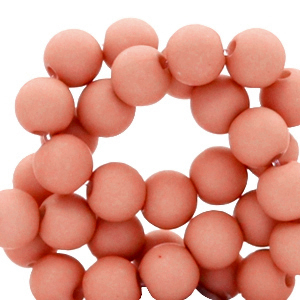4 mm acrylic beads Palmetto Pink