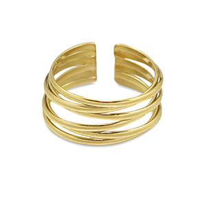 Stainless steel rings Gold