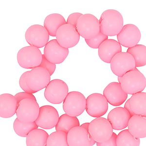 Polymer beads 6mm Pink