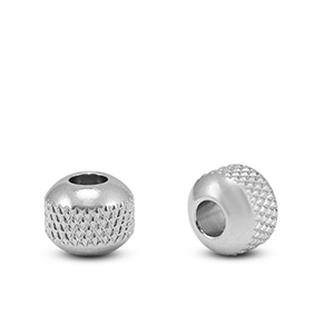 Stainless steel beads 8mm Silver