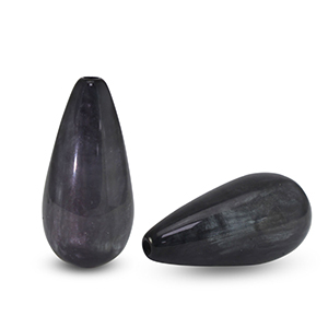 Polaris Elements drop shaped beads Polmo Anthracite