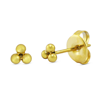 Stainless steel earrings / earpins Gold