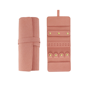 Jewellery travel case small Pink