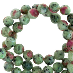 Semi-precious stone beads 6mm Reef Green
