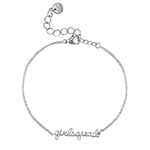 Stainless steel bracelets ''girlsquad'' Silver