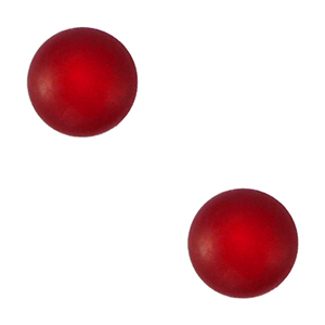 4 mm soft Polaris Elements cabochon "Birthstones" January SS16 shiny Wine Red