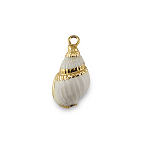 Shell pendants specials Creamy White-Gold