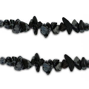 Chipstone beads Black Anthracite Marble