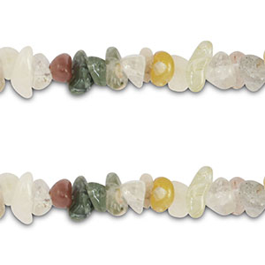Chipstone beads Rutile Quartz Multicolour