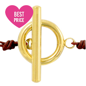 Stainless steel findings toggle clasp Gold
