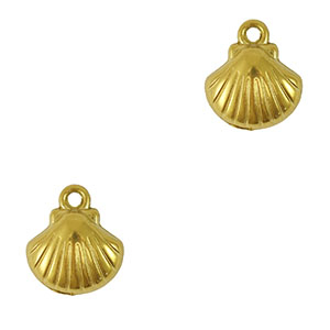 Stainless steel charms shell Gold