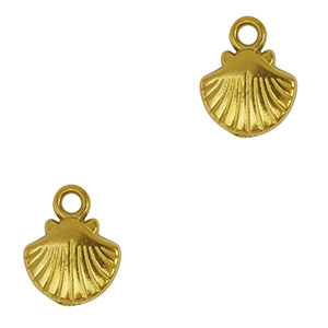 Stainless steel charms shell Gold