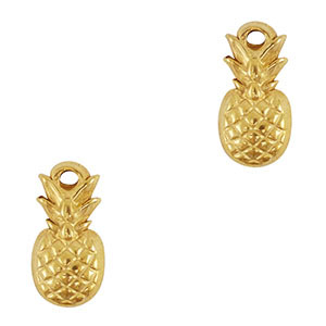 Stainless steel charms pineapple Gold