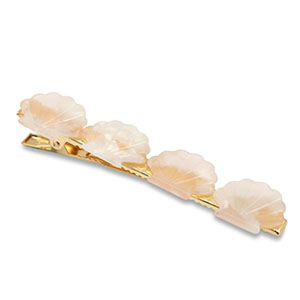 Hair accessories hairclips shell Light Pink