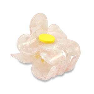 Hair accessories hair claw flower Light Pink