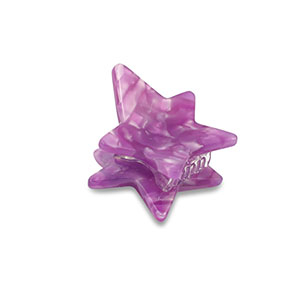 Hair accessories hair claw star Purple