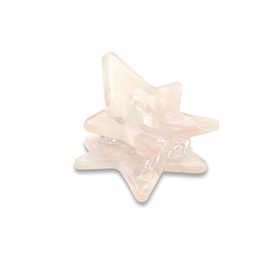 Hair accessories hair claw star Light Pink