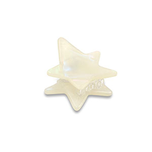 Hair accessories hair claw star White