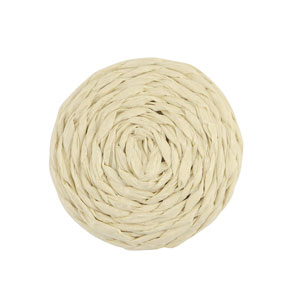 Raffia pendants 25mm Beige