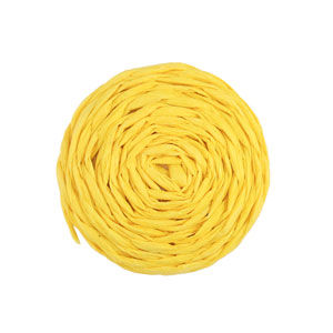 Raffia pendants 25mm Yellow