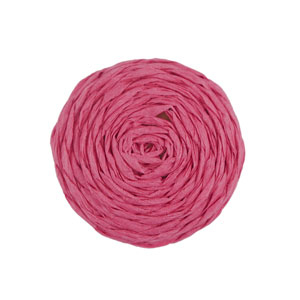 Raffia pendants 25mm Fuchsia
