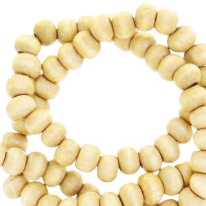 Wooden beads round 8mm Nature Wood-Natural