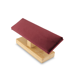 Jewellery display for bracelets Natural-Bordeaux