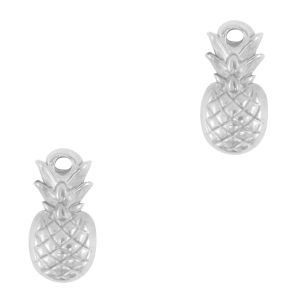 Stainless steel charms pineapple Silver