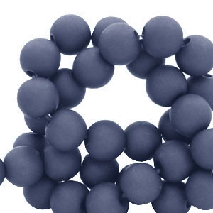 4 mm acrylic beads Anthracite