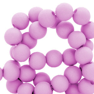 4 mm acrylic beads Light Purple