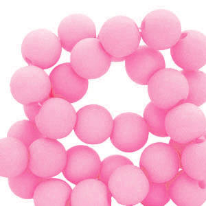4 mm acrylic beads Pink