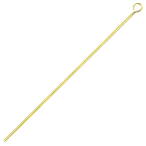 DQ European metal eyepins 70mm Gold (nickel free)