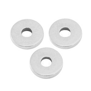 DQ European metal beads disc rondelle 6x1mm Antique Silver (nickel free)