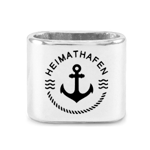 DQ European metal sliders anchor Mix & Match Antique Silver (nickel free)