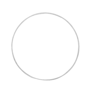 DQ European metal findings closed rings 25mm Antique Silver (nickel free)