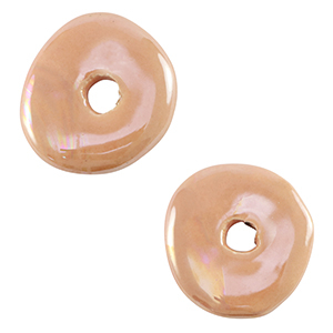 DQ greek ceramic beads donut Blush Pink