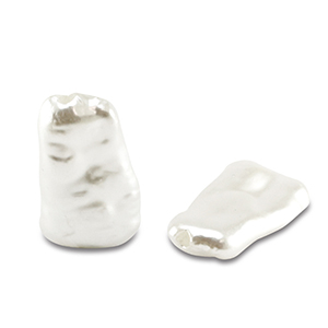 Imitation freshwater pearls White