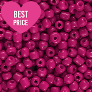 Glass seed beads 12/0 (2mm) Magenta Pink