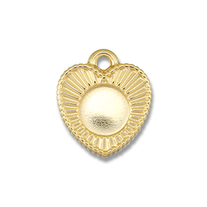 BY31&reg; Stainless steel charms with setting for SS34 flat back Gold