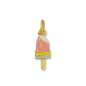 Metal charms ice lolly Pink-Yellow-Gold