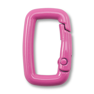 Colourful jewellery findings key chain rectangle Magenta Pink