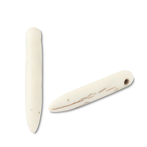Beads Ceramic stick Off White