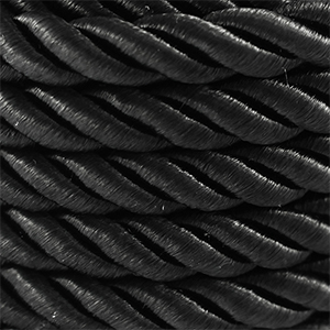 Trendy cord twisted 10mm Black