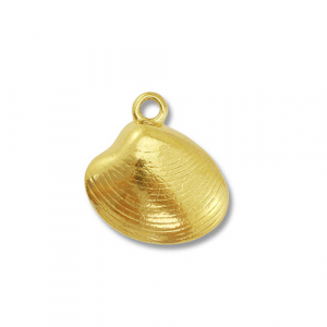 Stainless steel charms shell Gold